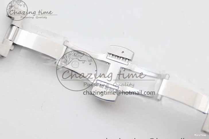 MIROTIME 1223 FastDry Portugieser Chronograph IW371615 ZF Best Edition Green Dial on SS Bracelet A7750 (Slim Movement) 7038